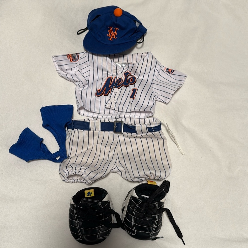 New York Mets uniform build a bear